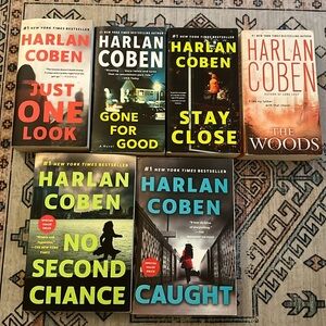 LOT of 6 Popular Harlan Coben Books USED